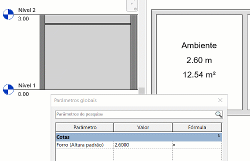 Identificador com pé-direito no Revit 47 identificador