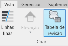 Folha com Tabela de revisão - Revit 6 nuvem-de-revisão