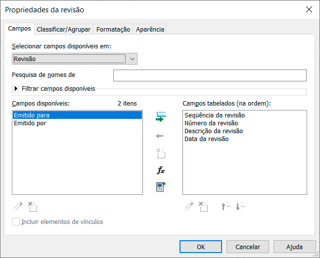 Folha com Tabela de revisão - Revit 7 nuvem-de-revisão