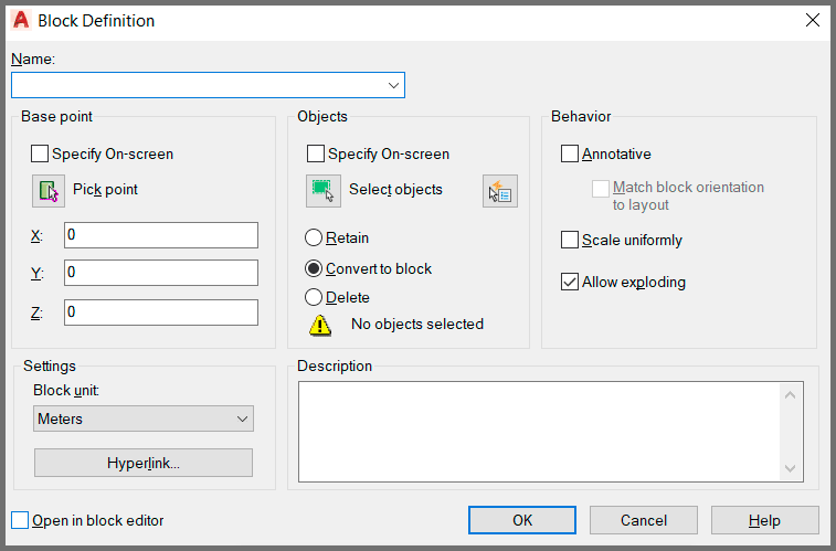 Criar blocos no AutoCAD 19 como-criar-blocos