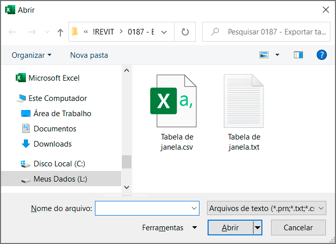 Exportar tabelas - Revit x Excel 15 exportar-tabelas-revit