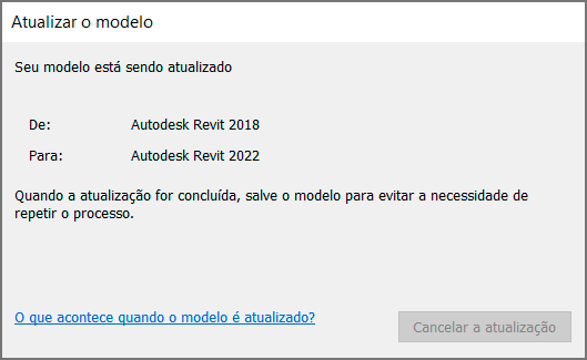Atualizar arquivo de versões anteriores - Revit 2 atualizar-arquivo