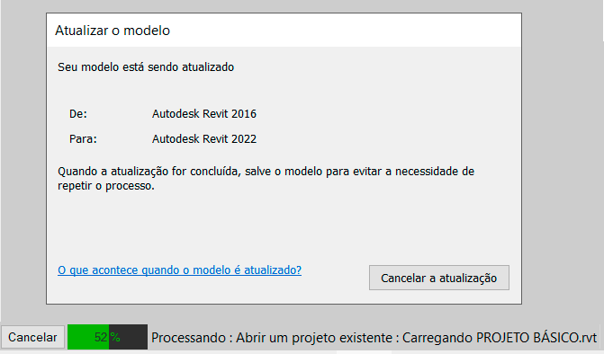 Atualizar arquivo de versões anteriores - Revit 13 atualizar-arquivo