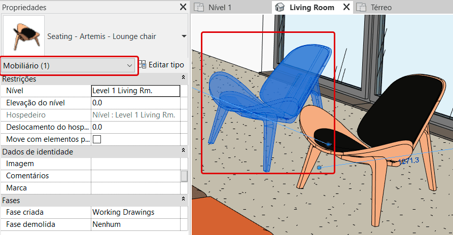 Ocultar elementos na vista - Revit 11 ocultar-elementos