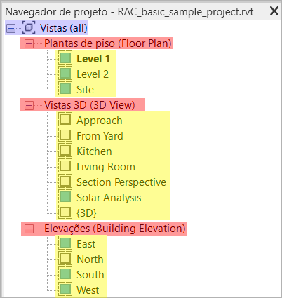 Navegador de projeto personalizado- Revit 5 navegador-de-projeto