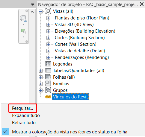Navegador de projeto personalizado- Revit 7 navegador-de-projeto