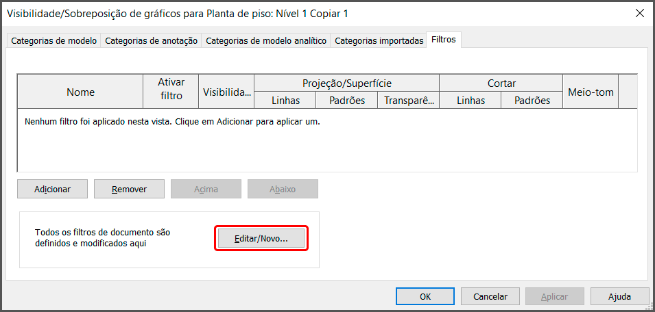 Filtros gráficos no Revit 11 filtros-gráficos
