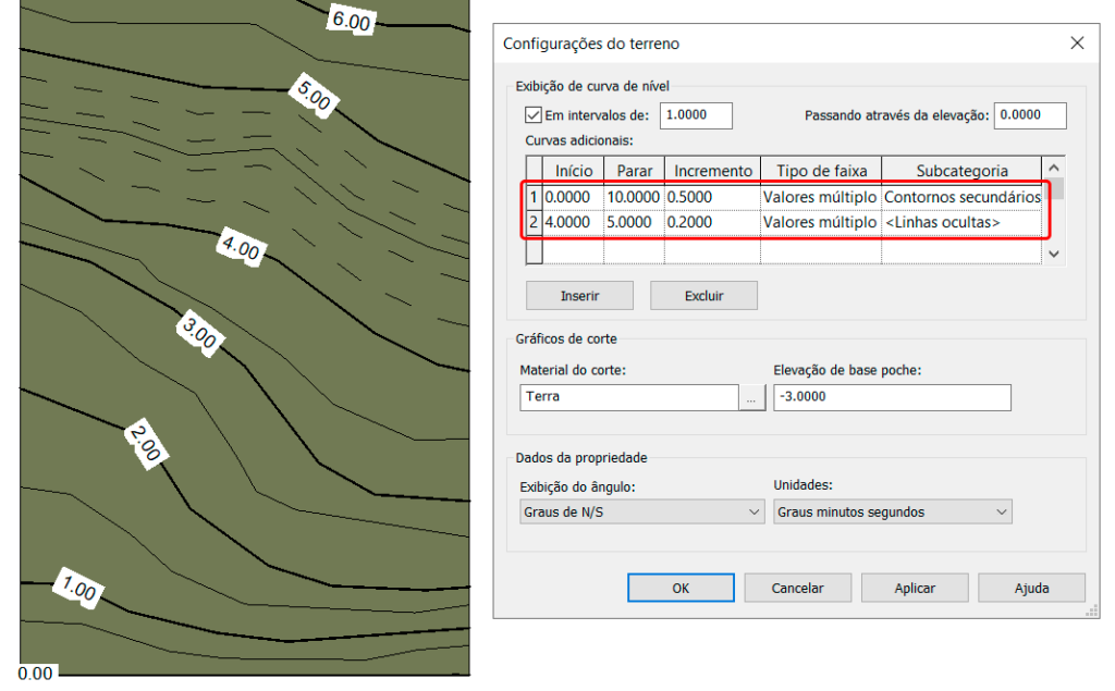 Configurações de terreno - Revit 19 configurações-do-terreno
