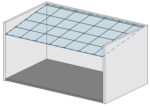 Vidraça inclinada - Revit 23 vidraça-inclinada