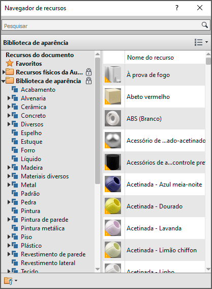 Materiais de baixa e alta resolução - Revit 18 materiais-e-texturas