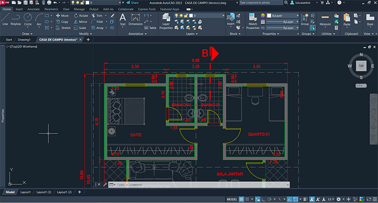 Importar planta CAD no Promob 3 importar-planta-cad