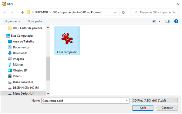 Importar planta CAD no Promob 28 importar-planta-cad