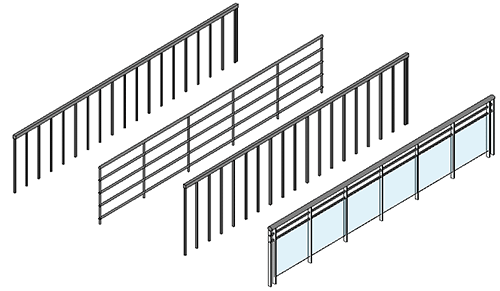 Corrimão de parede - Revit 4 corrimão-de-parede