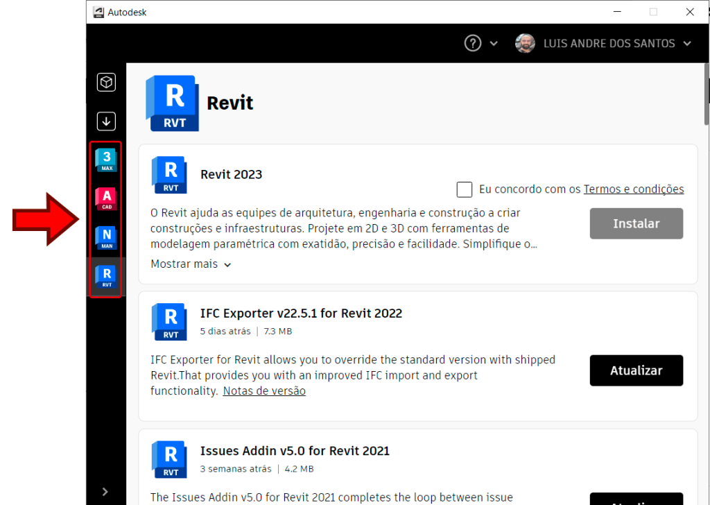 Service Packs e atualizações - Revit 6 atualizações-e-service-packs