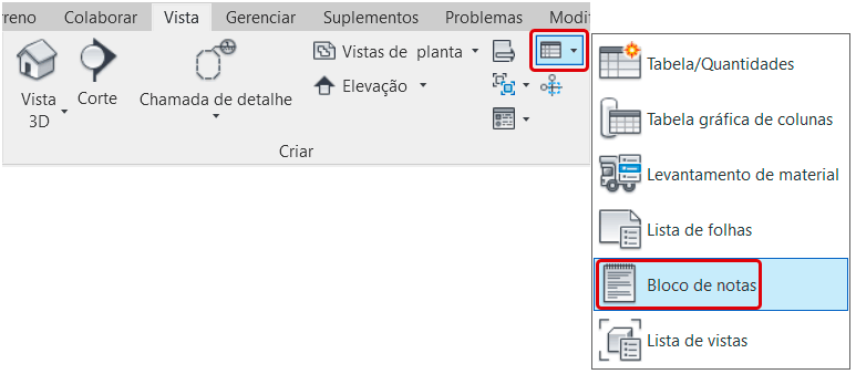 Bloco de notas - Revit 3 bloco-de-notas
