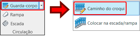 Corrimão de parede - Revit 5 corrimão-de-parede