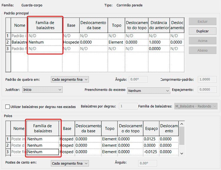 Corrimão de parede - Revit 15 corrimão-de-parede