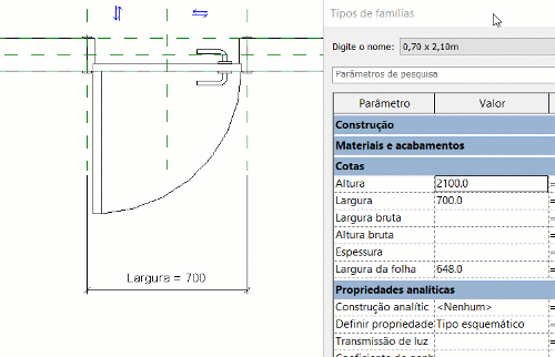 Criar família de porta - Revit 107 família-de-porta