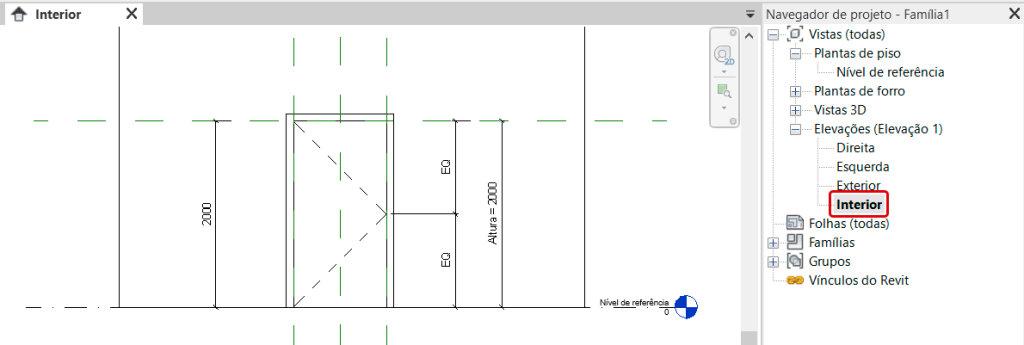 Criar família de porta - Revit 16 família-de-porta