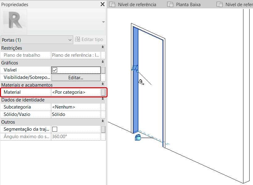Criar família de porta - Revit 88 família-de-porta