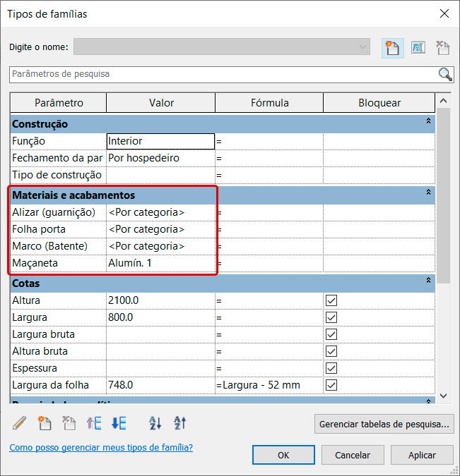 Criar família de porta - Revit 97 família-de-porta