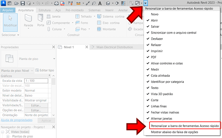 Interface do Revit 14 interface-do-revit