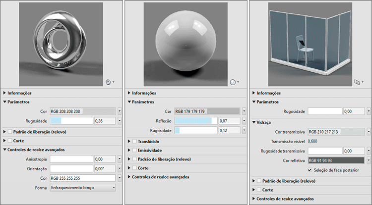 Materiais personalizados no Revit 9 materiais-procedurais