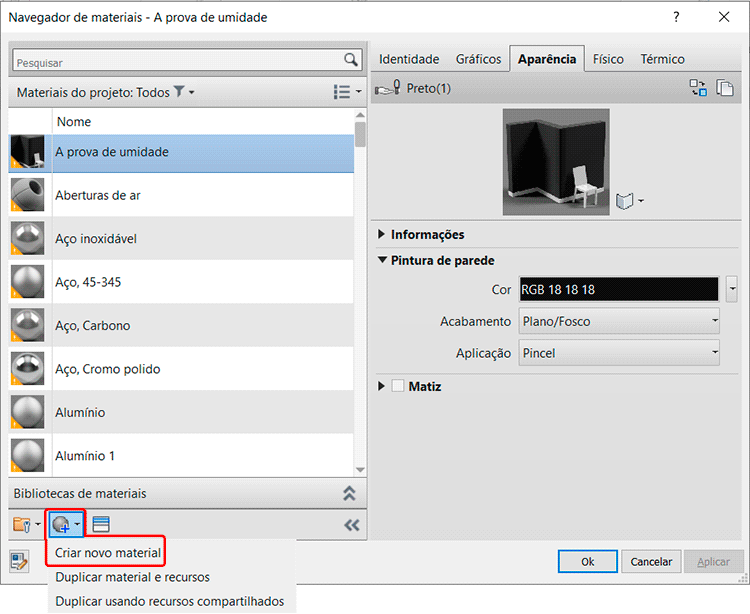 Materiais personalizados no Revit 3 materiais-procedurais