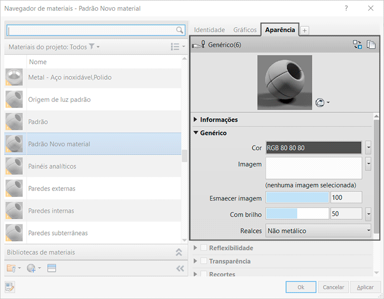 Materiais personalizados no Revit 5 materiais-procedurais