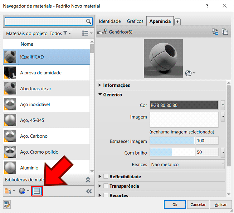 Materiais personalizados no Revit 6 materiais-procedurais