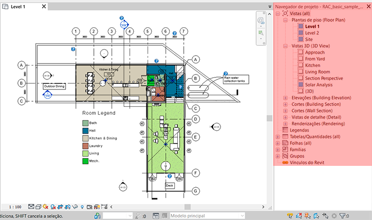Navegador de projeto personalizado- Revit 2 navegador-de-projeto