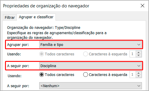 Navegador de projeto personalizado- Revit 22 navegador-de-projeto