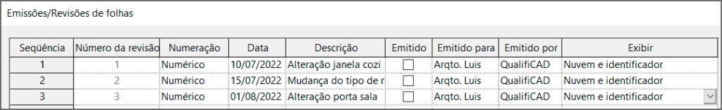Nuvem de Revisão - Revit 13 nuvem-de-revisão