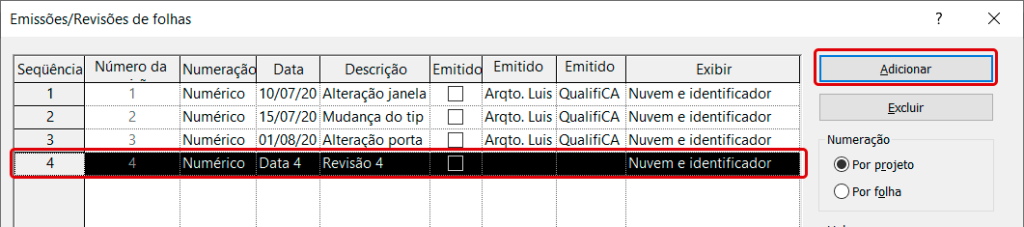 Nuvem de Revisão - Revit 14 nuvem-de-revisão