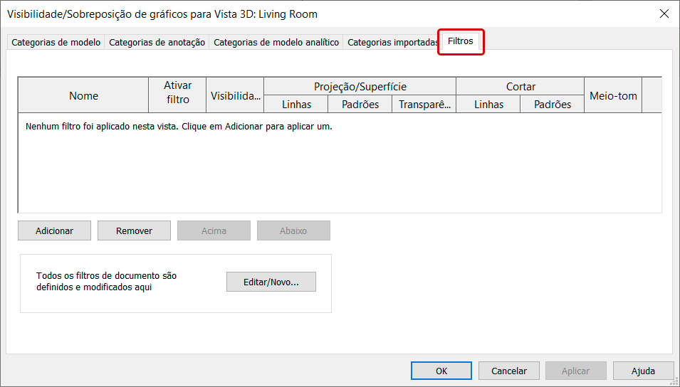Ocultar elementos na vista - Revit 21 ocultar-elementos