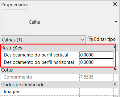 Telhado Revit - Calha 9 telhado-calha