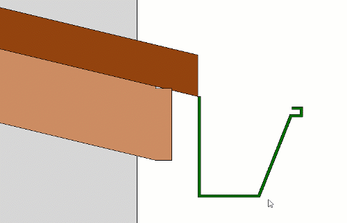 Telhado Revit - Calha 10 telhado-calha
