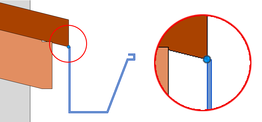 Telhado Revit - Calha 13 telhado-calha