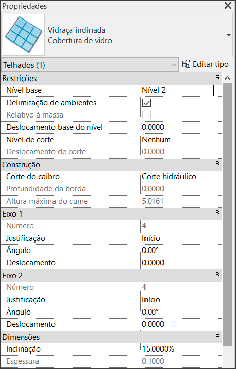 Vidraça inclinada - Revit 37 vidraça-inclinada