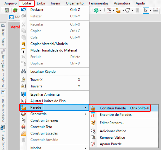 Paredes no Promob - Guia básico 6 criar-paredes