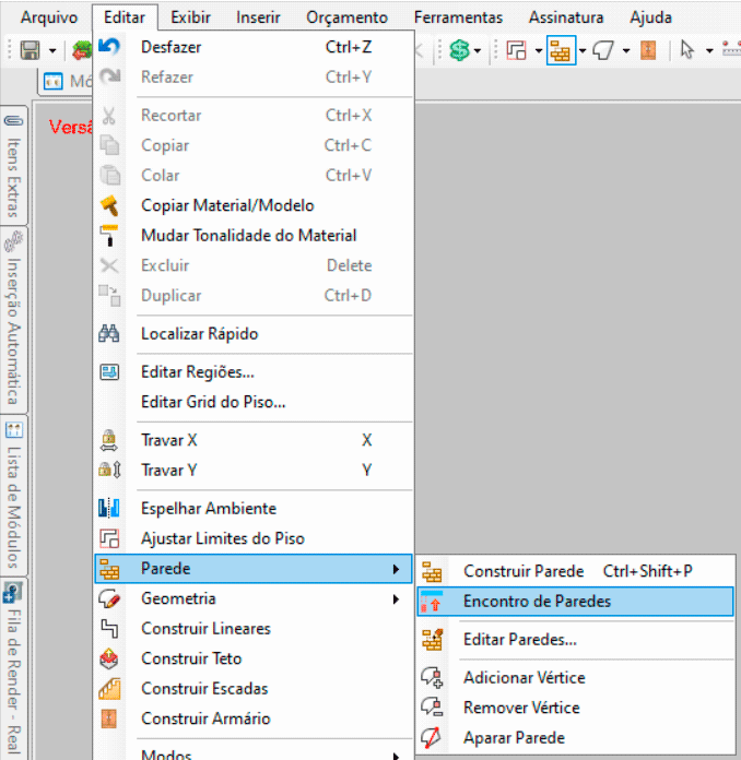 Paredes no Promob - Guia básico 43 criar-paredes