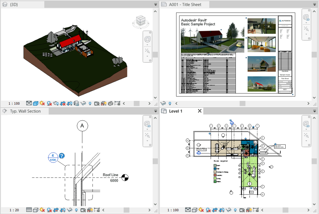 Vistas do projeto - Revit 2 janelas-e-vistas