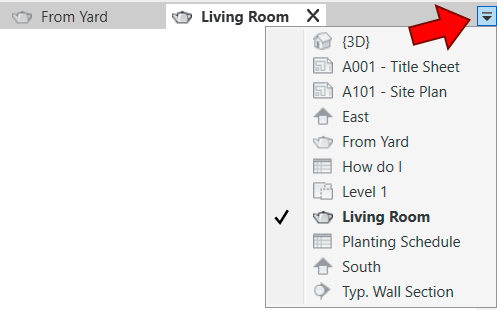 Vistas do projeto - Revit 5 janelas-e-vistas