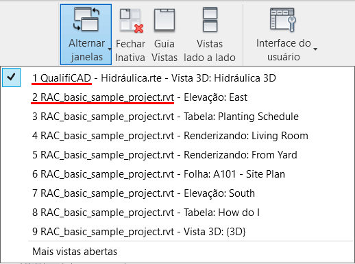 Vistas do projeto - Revit 8 janelas-e-vistas