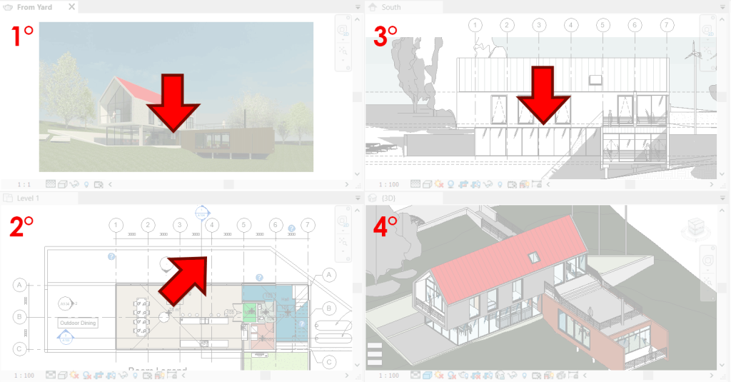 Vistas do projeto - Revit 24 janelas-e-vistas