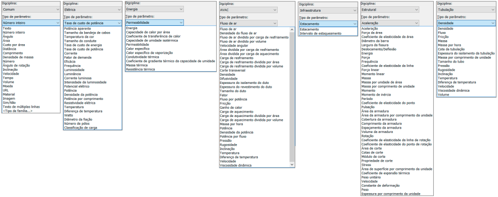 Parâmetros de projeto - Revit 22 parâmetros-de-projeto
