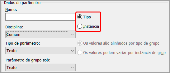 Parâmetros de projeto - Revit 12 parâmetros-de-projeto