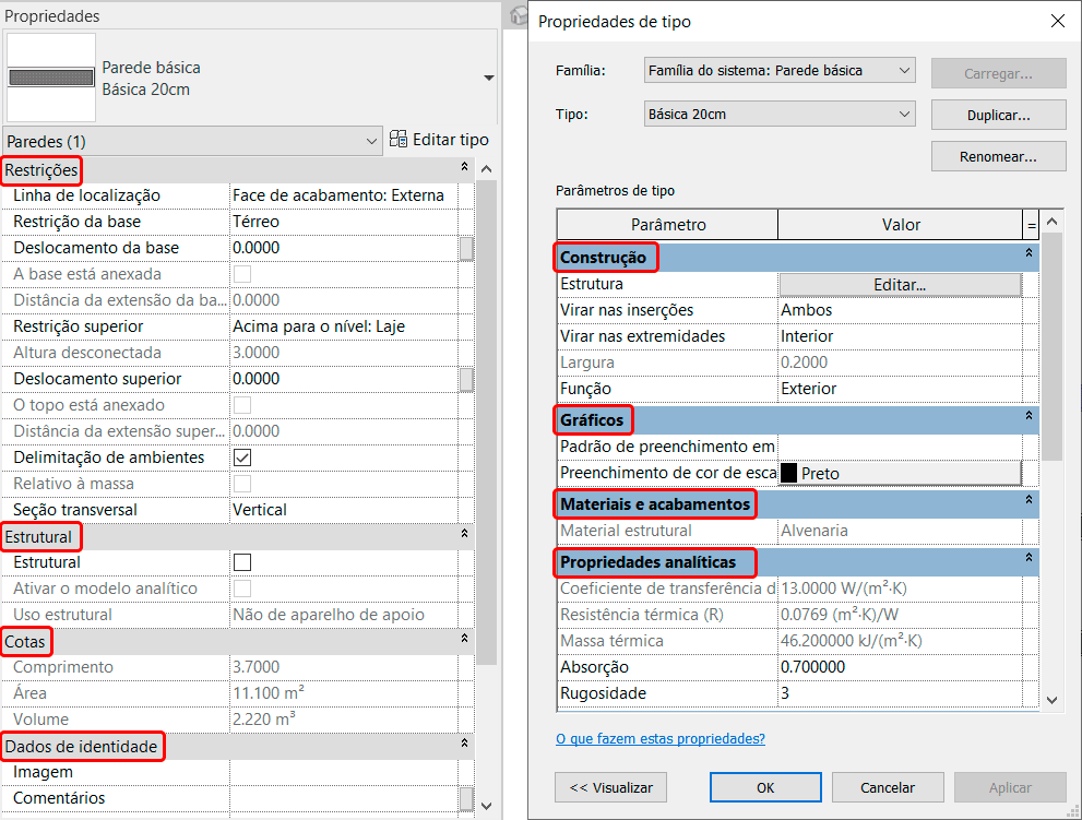 Parâmetros de projeto - Revit 24 parâmetros-de-projeto