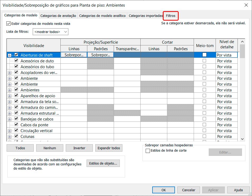 Parâmetros de projeto - Revit 44 parâmetros-de-projeto
