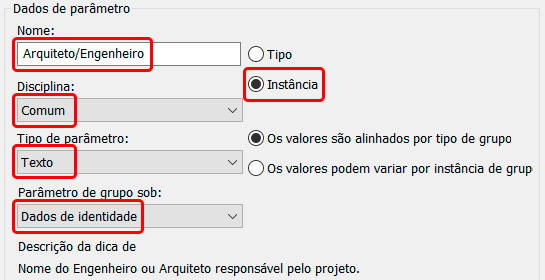 Parâmetros de projeto - Revit 69 parâmetros-de-projeto